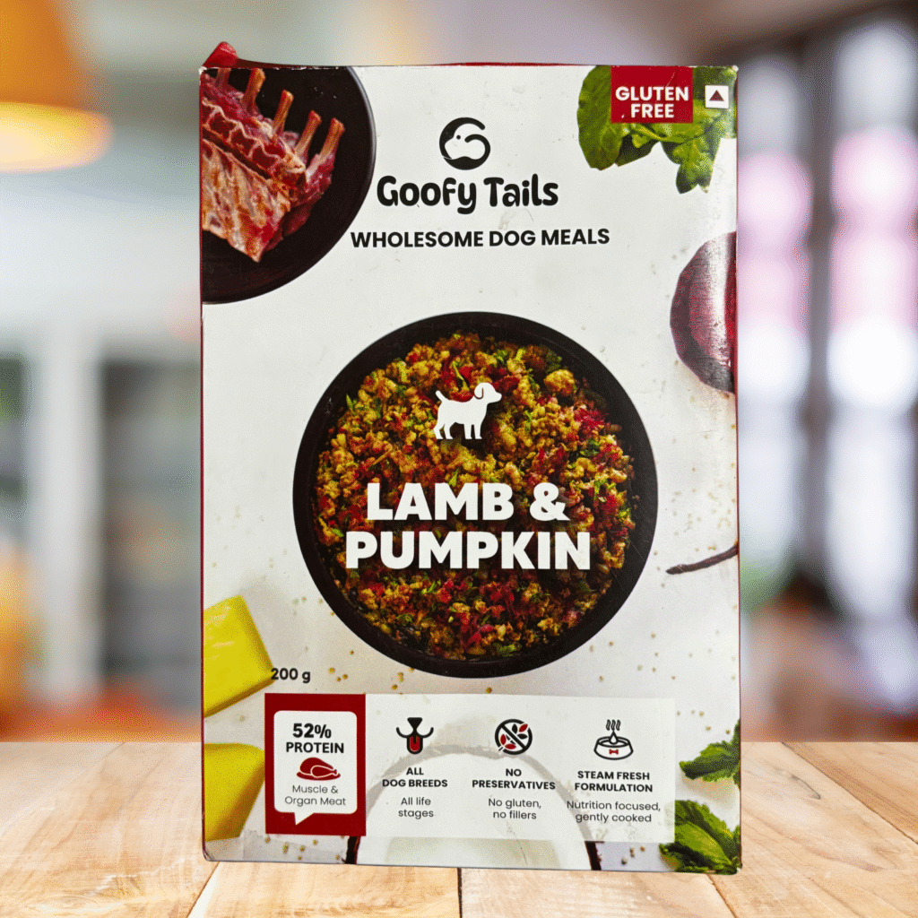 Preservative free wet dog food in India by Goofy Tails