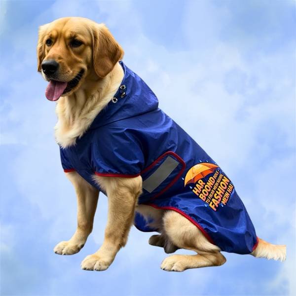 monsoon must-haves for dogs. dog raincoat