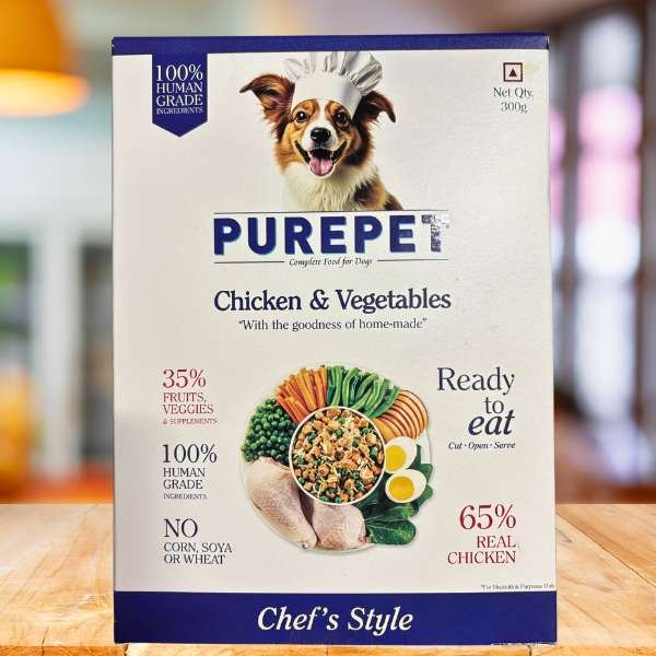 Wet Dog food. Fresh dog food