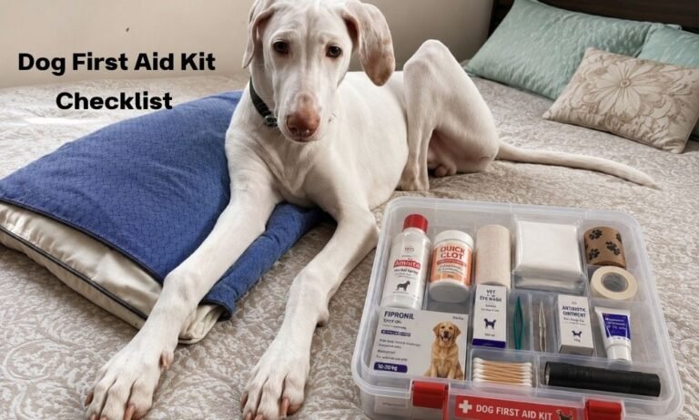 Dog first aid kit checklist for Indian pet parents